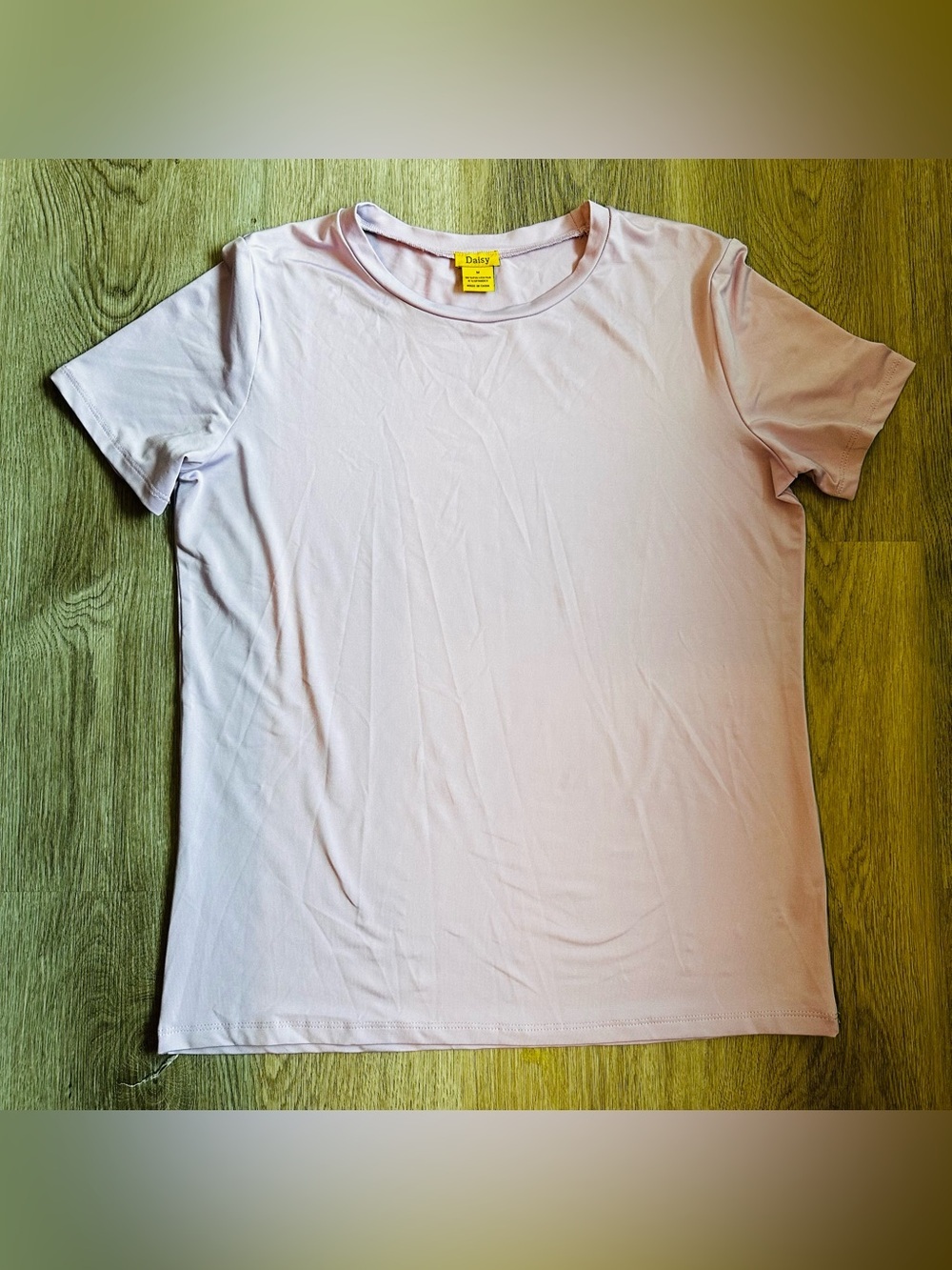 Daisy Lavender Super Comfy & Stretchy Short Sleeve Crewneck Casual or Lounge Top